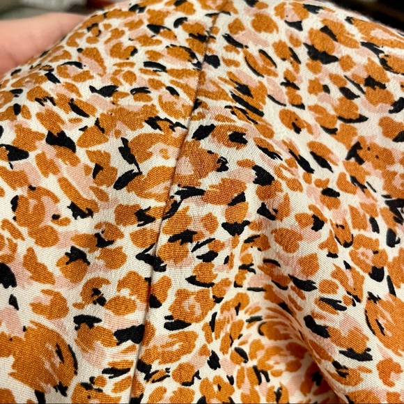 MINKPINK Nevaeh Mini Dress in Orange, Pink, White and Black Print Size Large - Picture 6 of 15